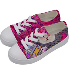 62341d1e09296173fa754e4d 62341d1e09296173fa754e4d-1 Kids  Low Top Canvas Sneakers by jellybeansanddinosaurs