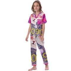 62341d1e09296173fa754e4d 62341d1e09296173fa754e4d-1 Kids  Satin Short Sleeve Pajamas Set