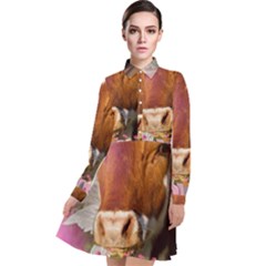 Picsart 22-03-21 13-33-20-883 Long Sleeve Chiffon Shirt Dress by jellybeansanddinosaurs