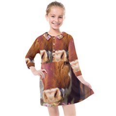 Picsart 22-03-21 13-33-20-883 Kids  Quarter Sleeve Shirt Dress by jellybeansanddinosaurs