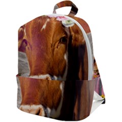 Picsart 22-03-21 13-33-20-883 Zip Up Backpack by jellybeansanddinosaurs