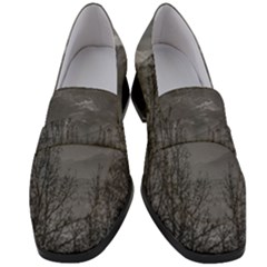 Vikos Aoos National Park, Greece004 Women s Chunky Heel Loafers by dflcprintsclothing