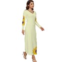 804000 Long Sleeve Velour Longline Maxi Dress View3