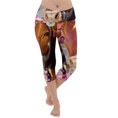 Picsart 22-03-21 13-33-20-883 Lightweight Velour Capri Yoga Leggings by neiceebeazzdesigns