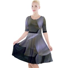 The Peace Quarter Sleeve A-line Dress by intuitionapparel