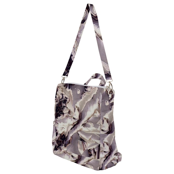 Abstract Wannabe Two Crossbody Backpack