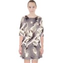 Abstract Wannabe Two Quarter Sleeve Pocket Dress View1