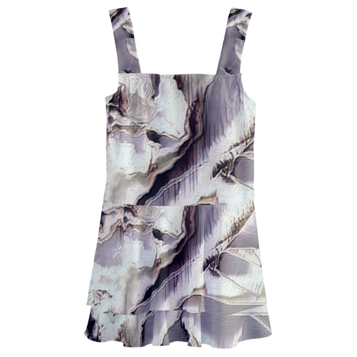 Abstract Wannabe Two Kids  Layered Skirt Swimsuit