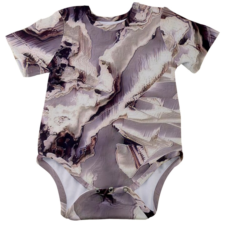 Abstract Wannabe Two Baby Short Sleeve Onesie Bodysuit