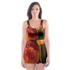 Vered-caspi-orlqbmy1om8-unsplash Skater Dress Swimsuit by jellybeansanddinosaurs