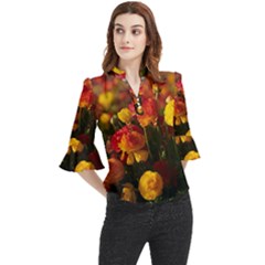 Vered-caspi-orlqbmy1om8-unsplash Loose Horn Sleeve Chiffon Blouse