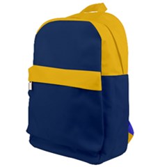 Classic Backpack In Navy & Yellow by HWDesign