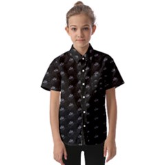 Animal Eyes Close Up Motif Pattern Kids  Short Sleeve Shirt by dflcprintsclothing