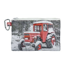 Tractor Parked, Olympus Mount National Park, Greece Canvas Cosmetic Bag (medium) by dflcprintsclothing