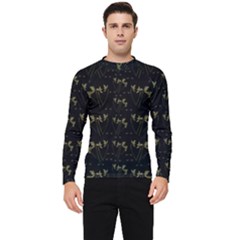 Exotic Snow Drop Flowers In A Loveable Style Men s Long Sleeve Rash Guard by pepitasart