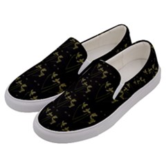 Exotic Snow Drop Flowers In A Loveable Style Men s Canvas Slip Ons by pepitasart