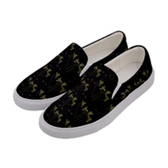 Exotic Snow Drop Flowers In A Loveable Style Women s Canvas Slip Ons by pepitasart