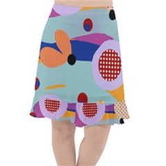 Happy Kiwi Poppi Fishtail Chiffon Skirt by HappyKiwi