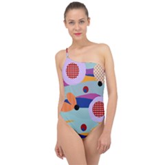 Happy Kiwi Poppi Classic One Shoulder Swimsuit by HappyKiwi