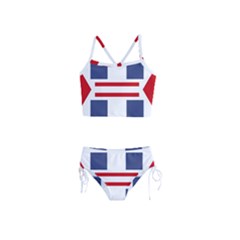 Abstract Pattern Geometric Backgrounds   Girls  Tankini Swimsuit