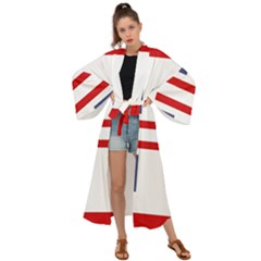 Abstract Pattern Geometric Backgrounds   Maxi Kimono by Eskimos