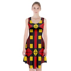 Abstract Pattern Geometric Backgrounds   Racerback Midi Dress by Eskimos