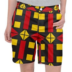 Abstract Pattern Geometric Backgrounds   Pocket Shorts by Eskimos