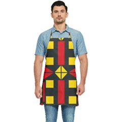 Abstract Pattern Geometric Backgrounds   Kitchen Apron