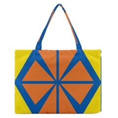 Abstract Pattern Geometric Backgrounds   Zipper Medium Tote Bag by Eskimos