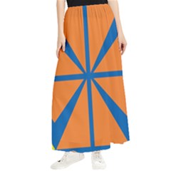 Abstract Pattern Geometric Backgrounds   Maxi Chiffon Skirt