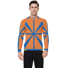 Abstract Pattern Geometric Backgrounds   Men s Long Sleeve Rash Guard