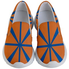 Abstract Pattern Geometric Backgrounds   Kids Lightweight Slip Ons by Eskimos