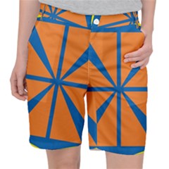 Abstract Pattern Geometric Backgrounds   Pocket Shorts by Eskimos