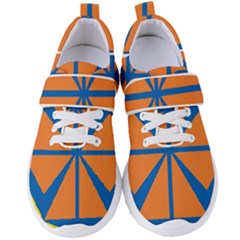 Abstract Pattern Geometric Backgrounds   Women s Velcro Strap Shoes by Eskimos