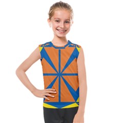 Abstract Pattern Geometric Backgrounds   Kids  Mesh Tank Top by Eskimos