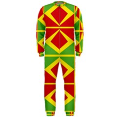 Abstract Pattern Geometric Backgrounds   Onepiece Jumpsuit (men) by Eskimos