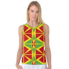 Abstract Pattern Geometric Backgrounds   Women s Basketball Tank Top by Eskimos