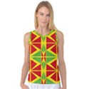 Abstract pattern geometric backgrounds   Women s Basketball Tank Top View1