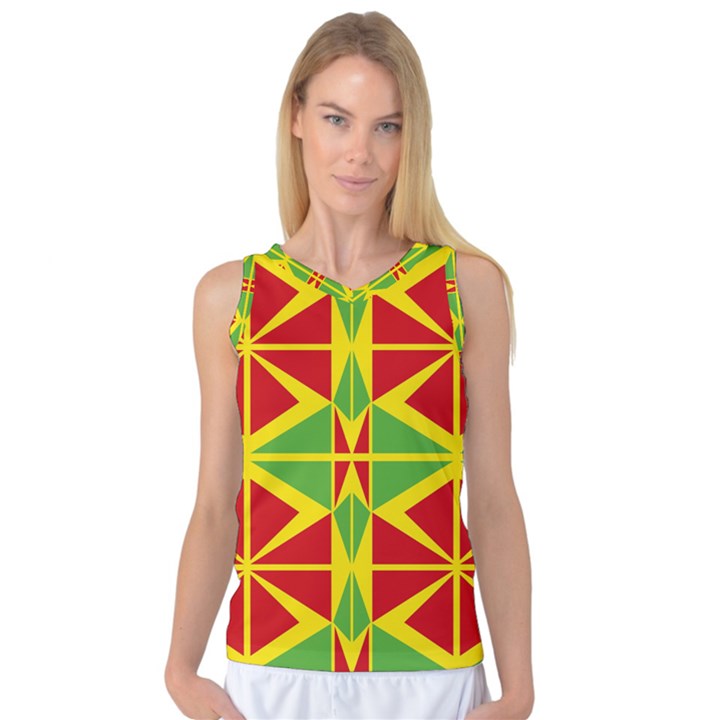 Abstract pattern geometric backgrounds   Women s Basketball Tank Top