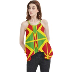 Abstract Pattern Geometric Backgrounds   Flowy Camisole Tank Top by Eskimos