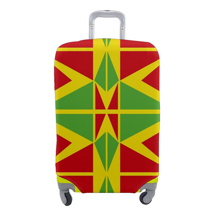 Abstract pattern geometric backgrounds   Luggage Cover (Small)