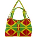 Abstract pattern geometric backgrounds   Double Compartment Shoulder Bag View2