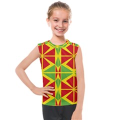 Abstract Pattern Geometric Backgrounds   Kids  Mesh Tank Top by Eskimos