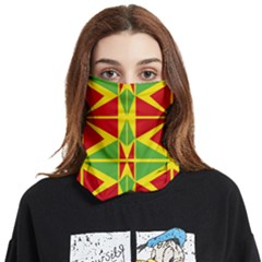 Abstract Pattern Geometric Backgrounds   Face Covering Bandana (two Sides) by Eskimos