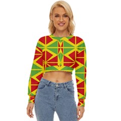 Abstract Pattern Geometric Backgrounds   Lightweight Long Sleeve Sweatshirt