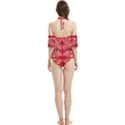 Floral folk damask pattern Fantasy flowers  Halter Flowy Bikini Set  View2