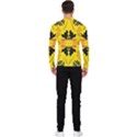 Floral folk damask pattern Fantasy flowers  Men s Long Sleeve Rash Guard View2