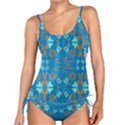 Floral folk damask pattern Fantasy flowers  Tankini Set View1