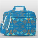 Floral folk damask pattern Fantasy flowers  MacBook Pro Shoulder Laptop Bag (Large) View3