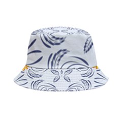 Floral Folk Damask Pattern Fantasy Flowers  Inside Out Bucket Hat by Eskimos